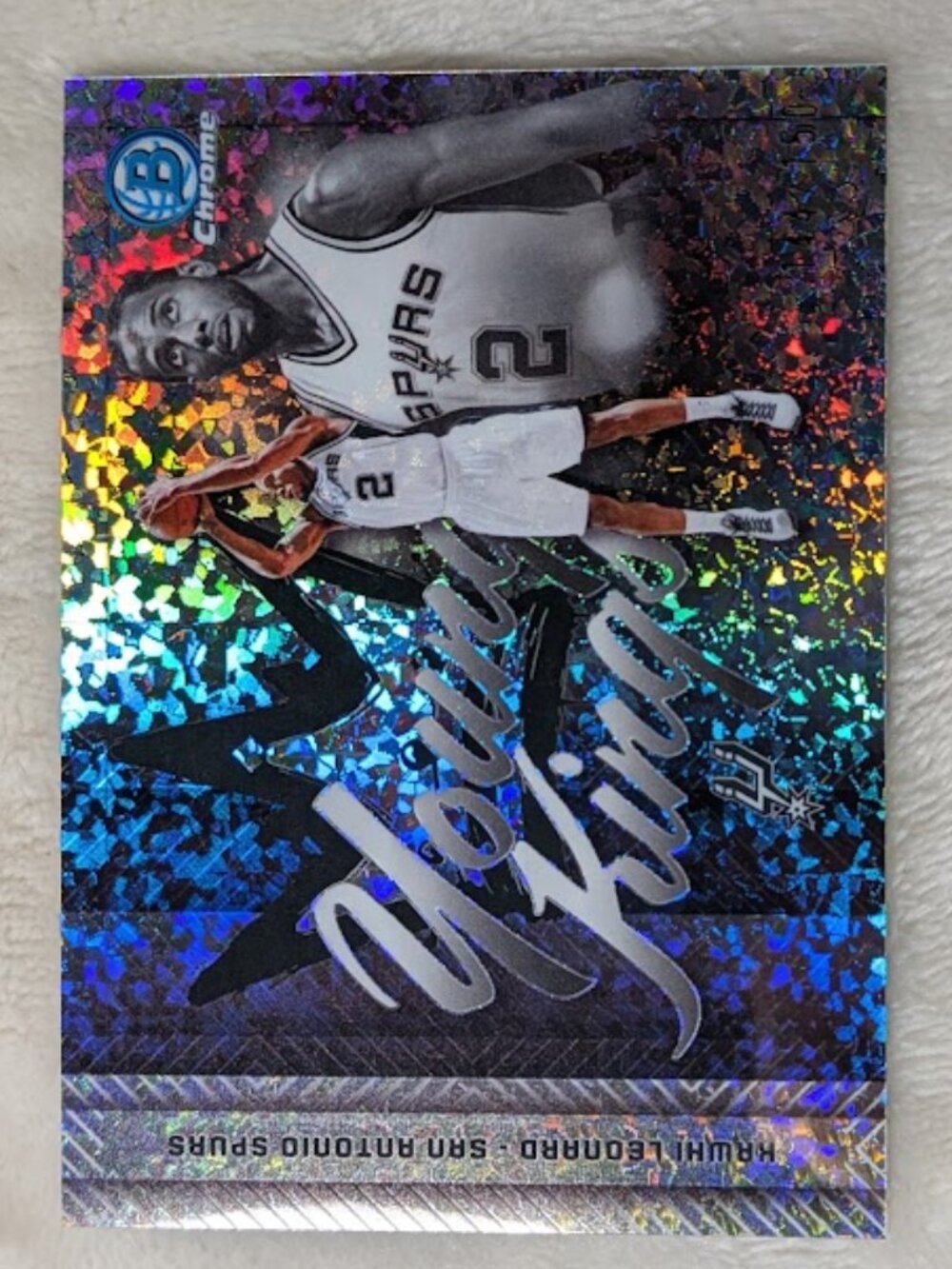 2025 Topps Mini Diamond Refractor KAWHI LEONARD #YK-10 144/150
